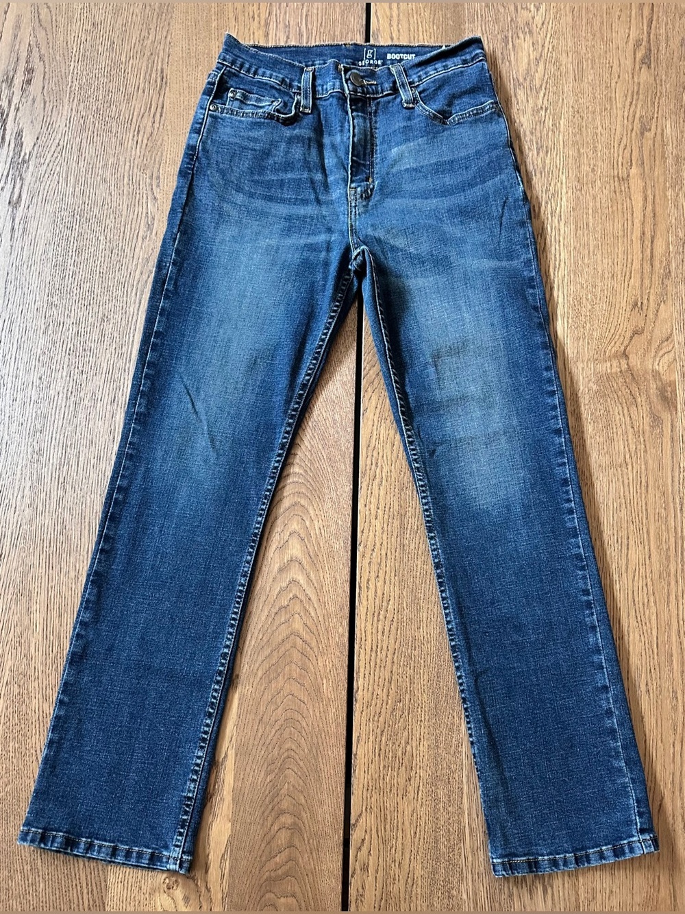 George Men’s Bootcut Jeans - Dark Blue size 29/30